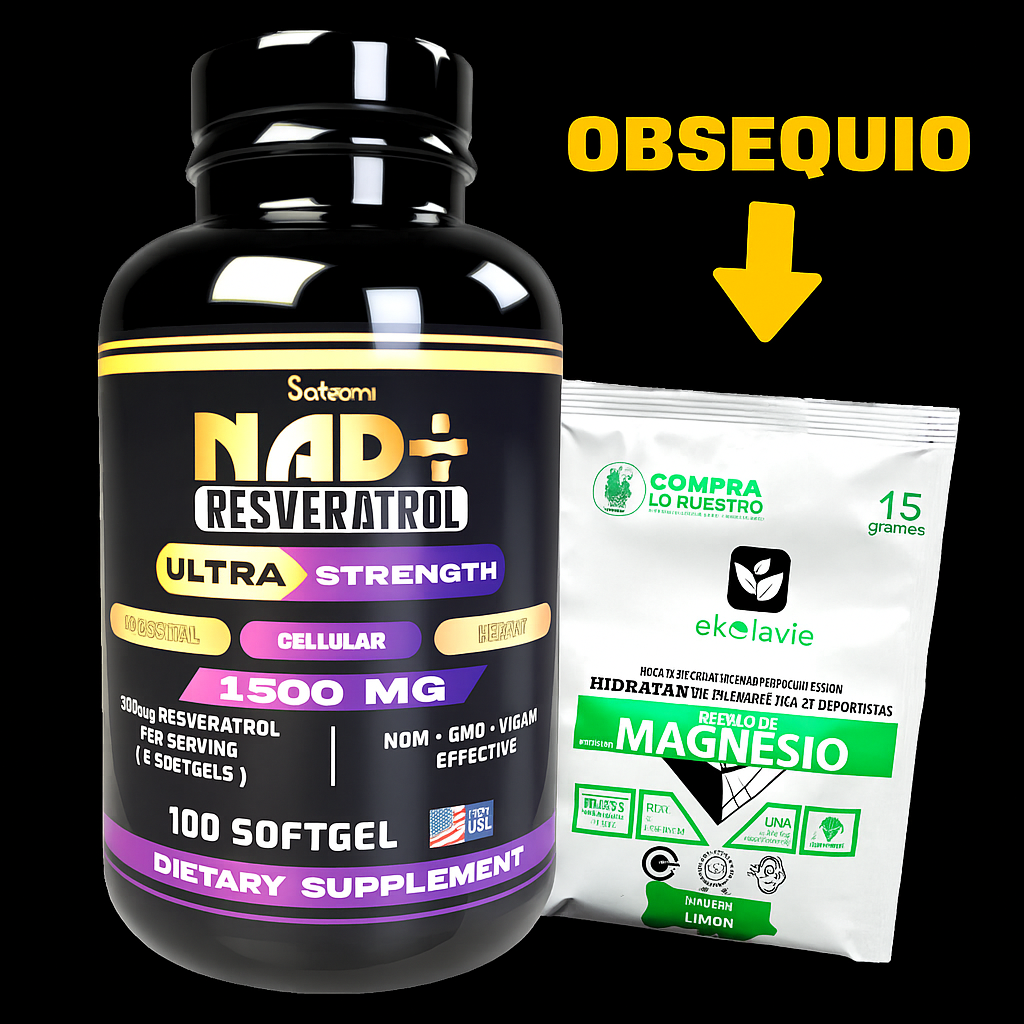 Recarga tu energía celular y siéntete más joven con NAD + Resveratrol