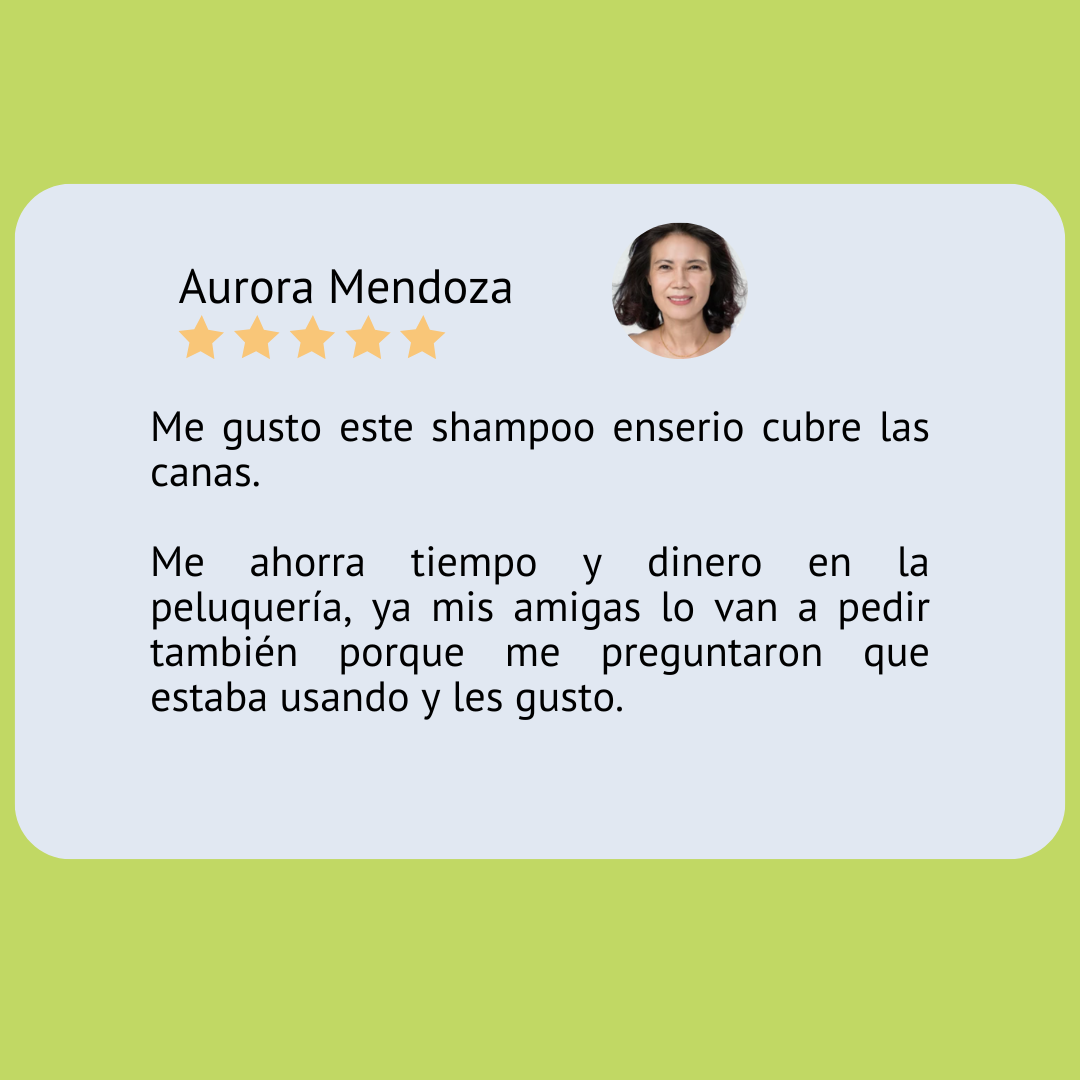 Shampoo 3 en 1 - Tiñe, Hidrata y Limpia