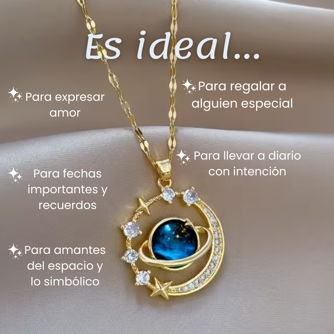 🪐Collar Saturno: un símbolo de amor firme y eterno