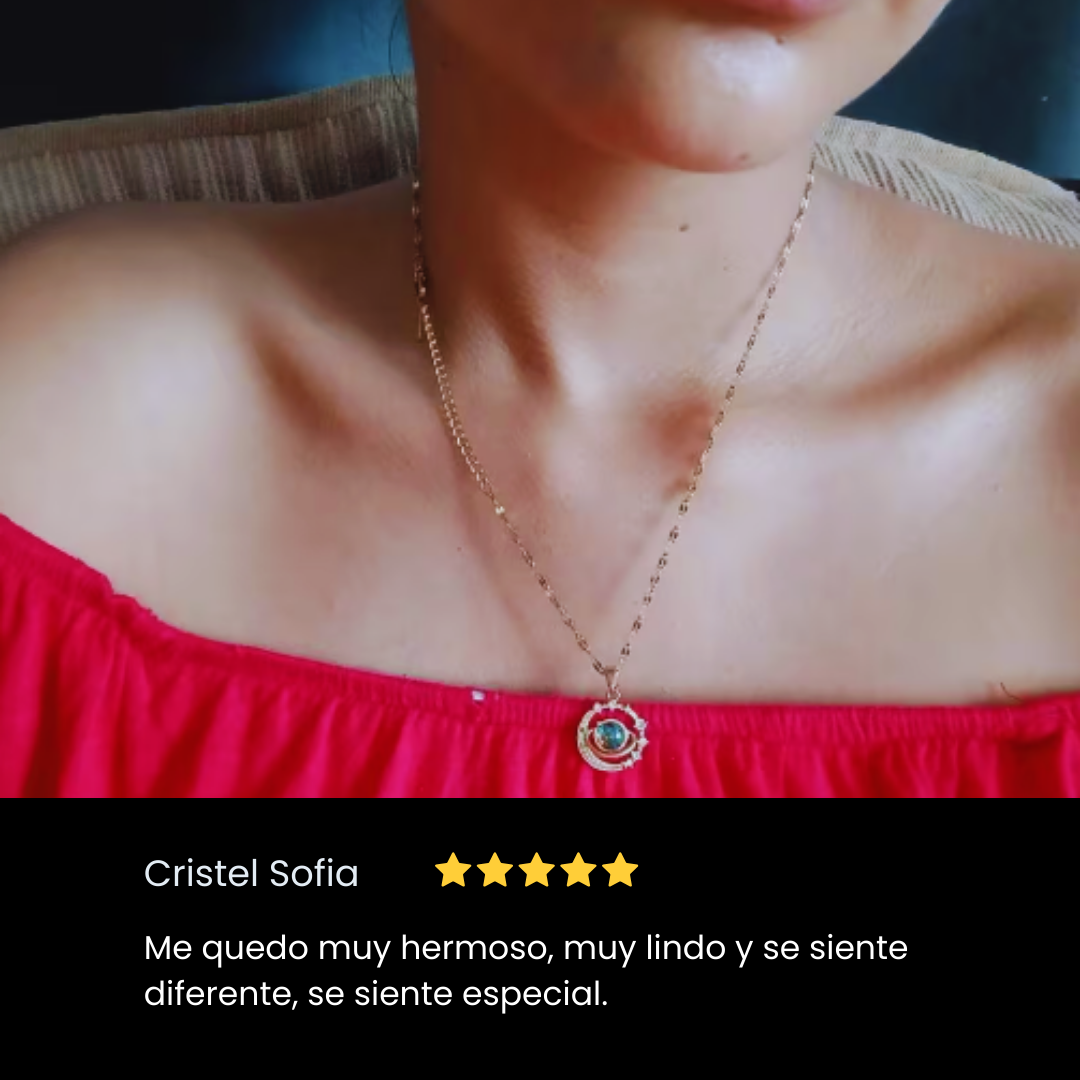 🪐Collar Saturno: un símbolo de amor firme y eterno