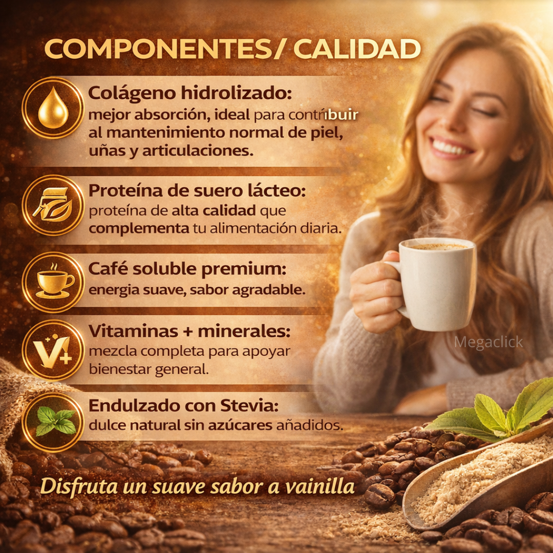 Bio-Vitality Café + Colágeno | Juntos en tu bebida favorita☕