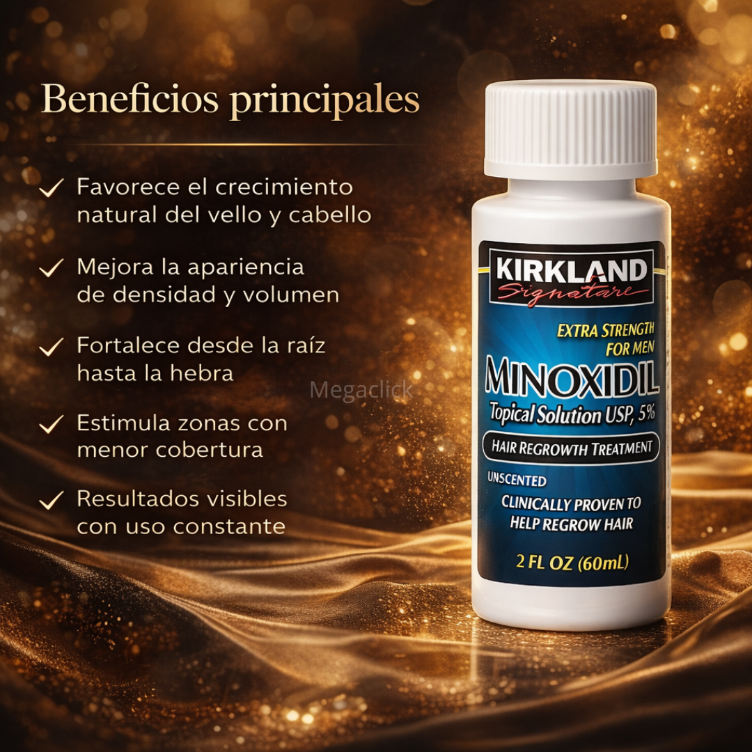 🧪Fórmula Maestra| Máxima densidad en vello y cabello. Efecto Imponente desde la raíz