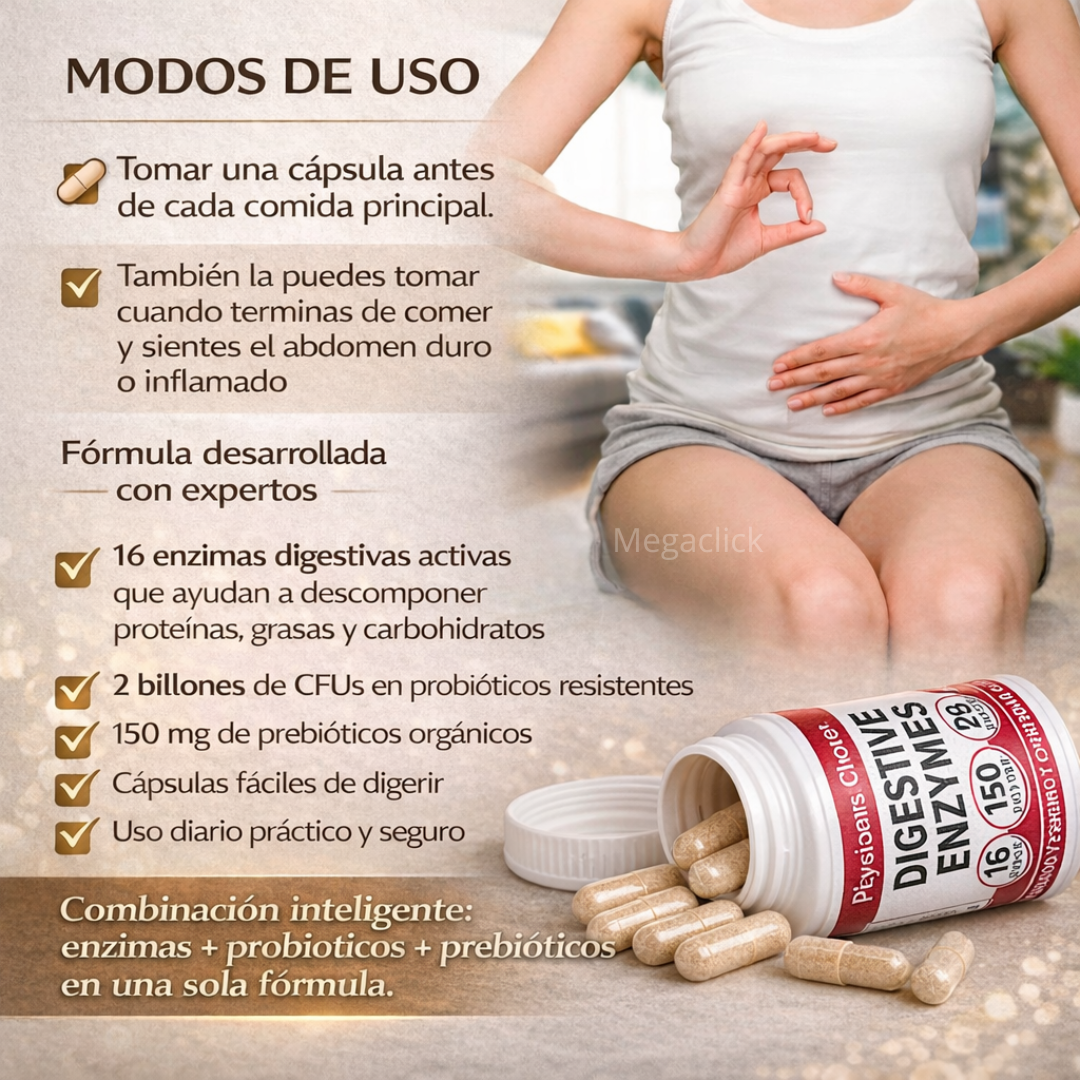 🧬DIGEST-LITE: Para una digestión ligera y un abdomen desinflamado🍃
