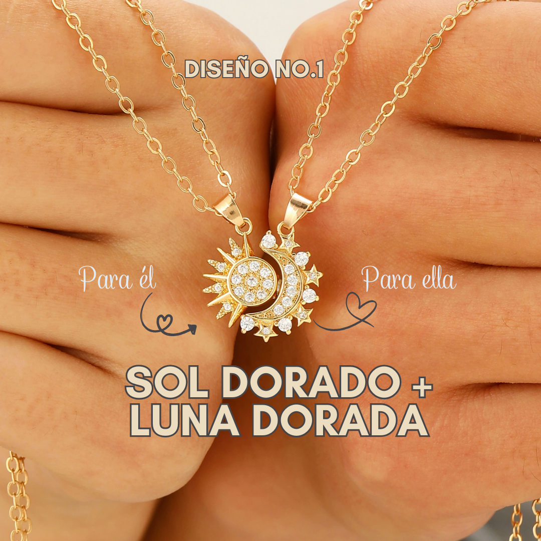 ☀️Cadenas Sol & Luna🌙Una conexión que se siente hasta en la distancia.