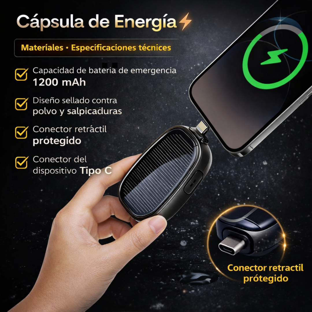 ⚡Cápsula de Energía | El rescate inmediato a la Batería de tu Celular.