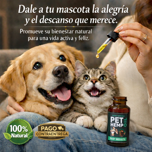 🌿ORO VERDE: Calma Natural y Bienestar Diario para Tu Mascota