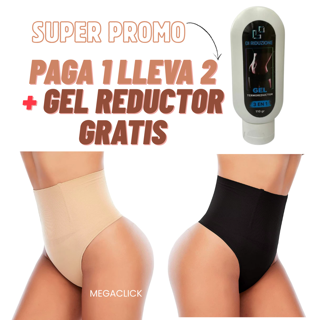 ✨Lleva 2x1 Panty Moldeador Invisible + Gel Reductor Gratis