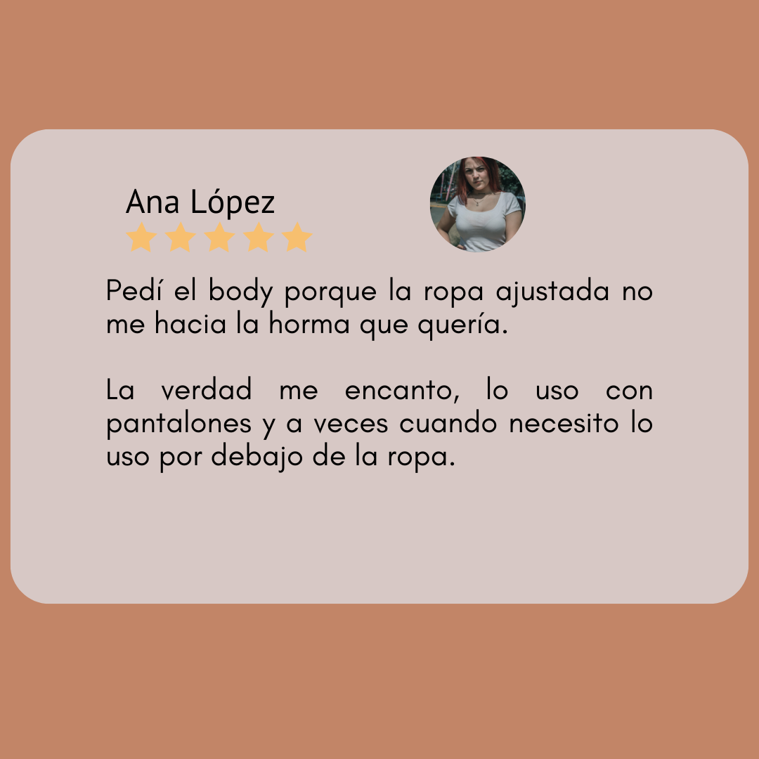 Body De Compresion - Realce Natural