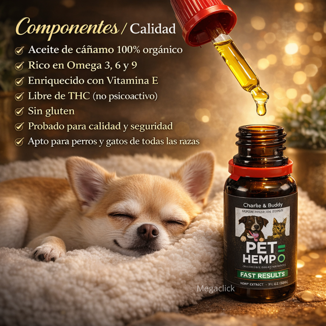 🌿ORO VERDE: Calma Natural y Bienestar Diario para Tu Mascota