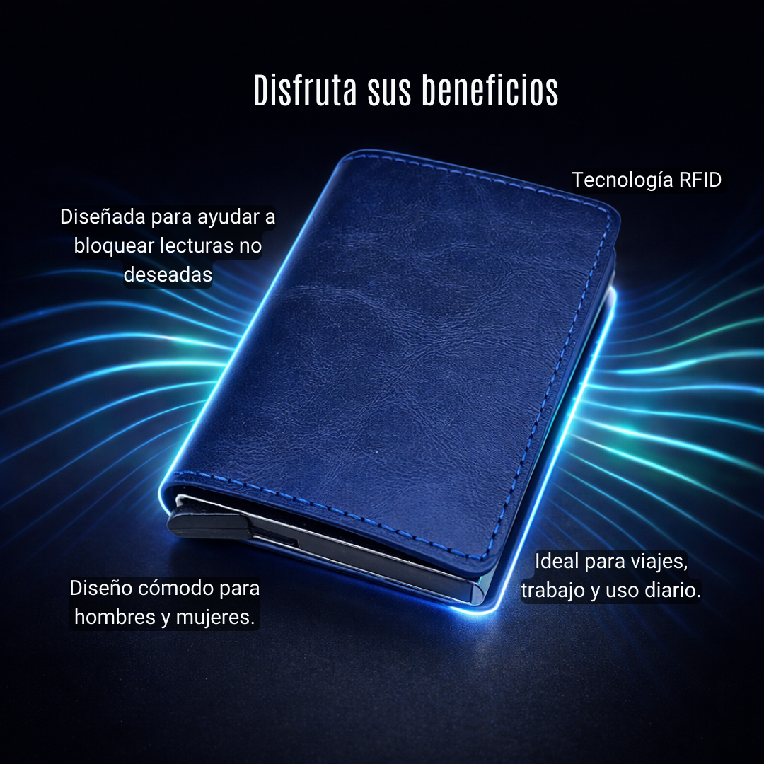 Una billetera pensada para proteger.