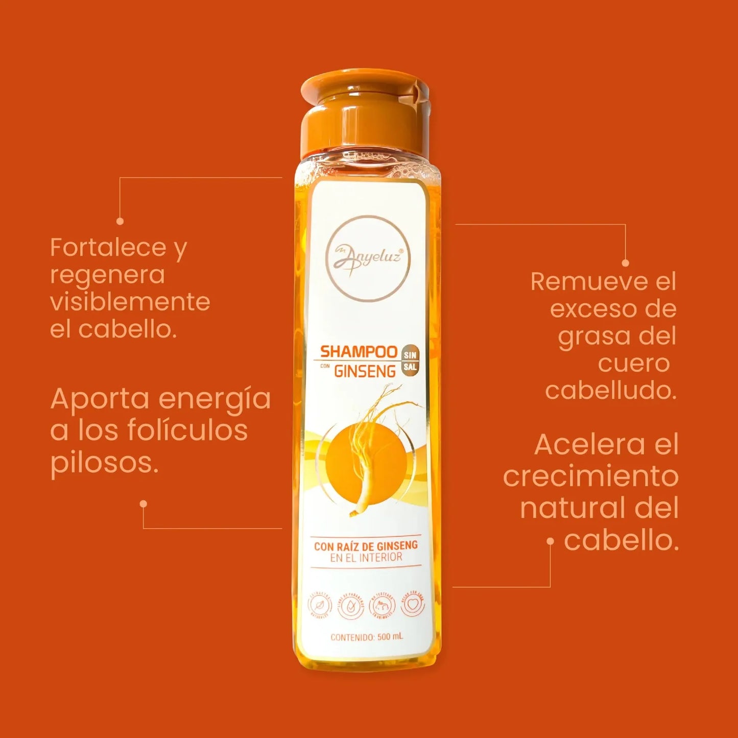 ¡No esperes a que la caída avance!✨Fortalece la raíz y revitaliza tu cabello desde el primer lavado