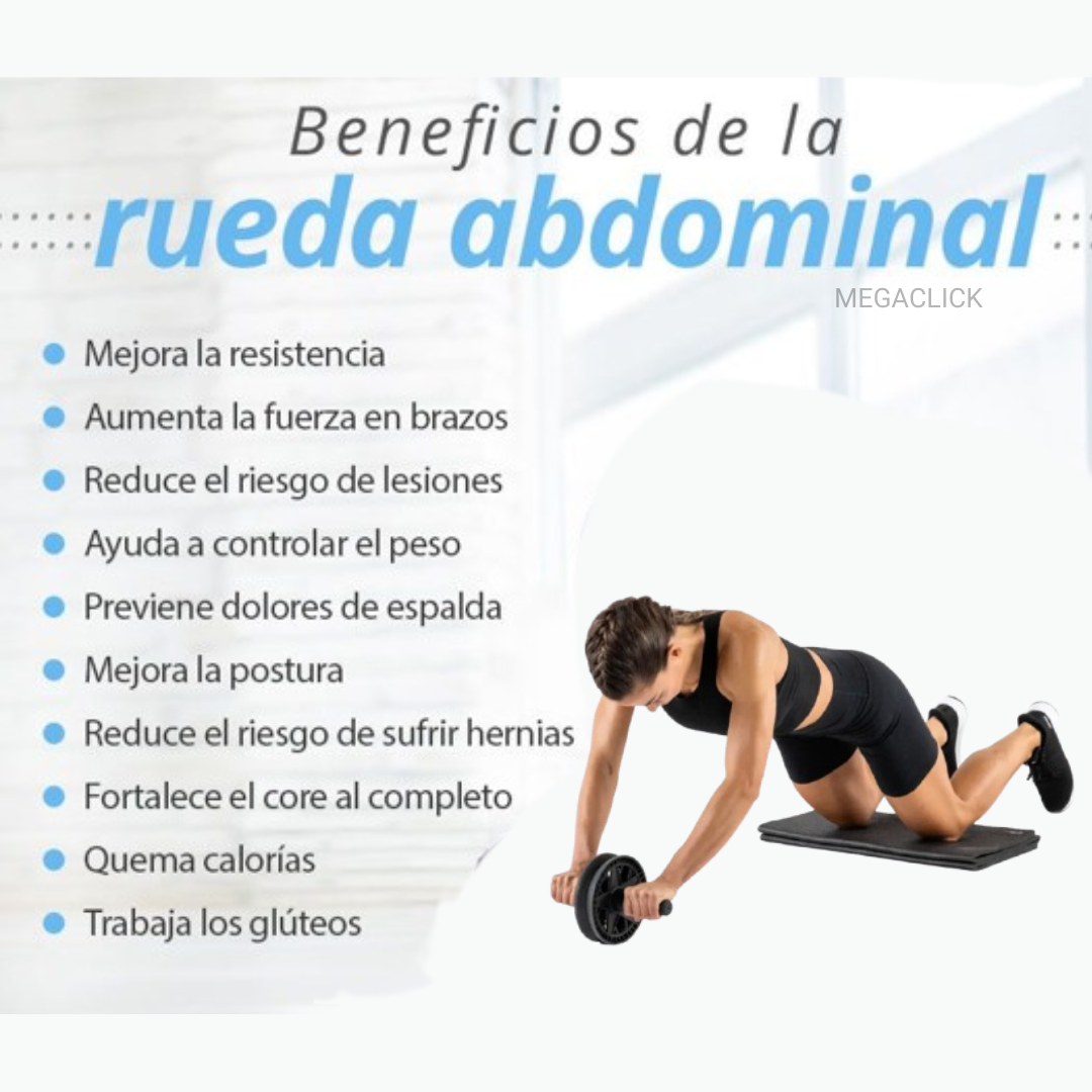 💪El combo que te hace entrenar desde casa.🔥 Rueda + Tabla Push Up